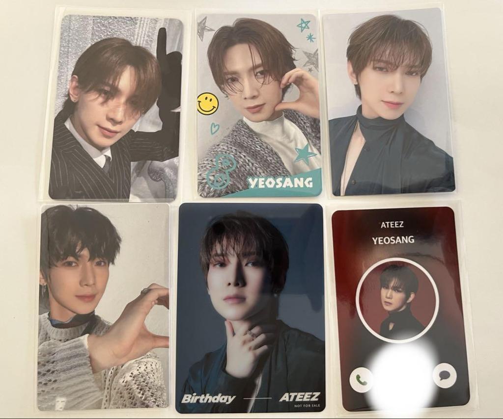 [USED] ATEEZ Yeosang Trading Card Set of 6 Yeosang