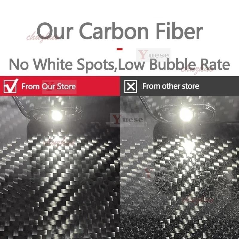 For BMW X1 X3 X4 X5 X6 F30F10 F01 F32 F15 F25 G30 G31 G11 G12 Start Stop Button Cover Carbon Fiber Engine Key Sticker Trim Cover