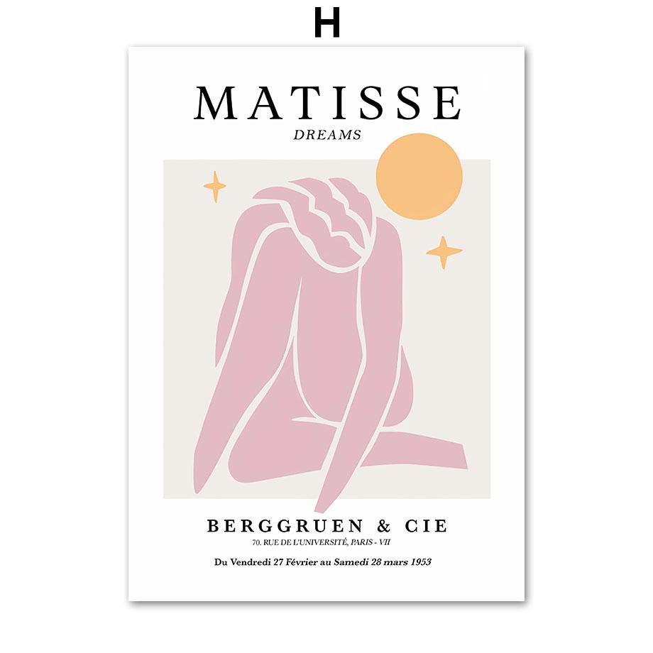 Розовый Анри Матисс коралловый Дейзи Ле Жарден Радуга настенная живопись печать на холсте картина цветочный плакат фотографии для декора гостиной