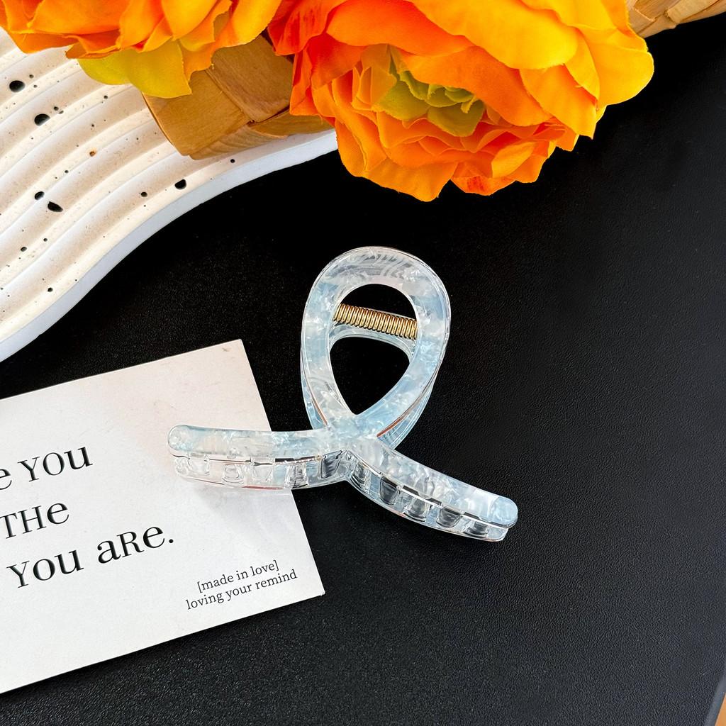 Шикарный большой зажим-краб для волос «Русалка» для изысканных высоких причесок и хвостиков разных цветов