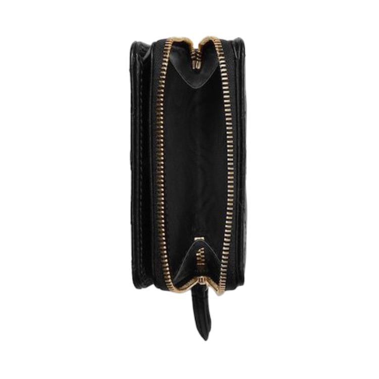 GUCCI GG Marmont Leather Wallet Mini Women's Black 813370-DTDHD-1000