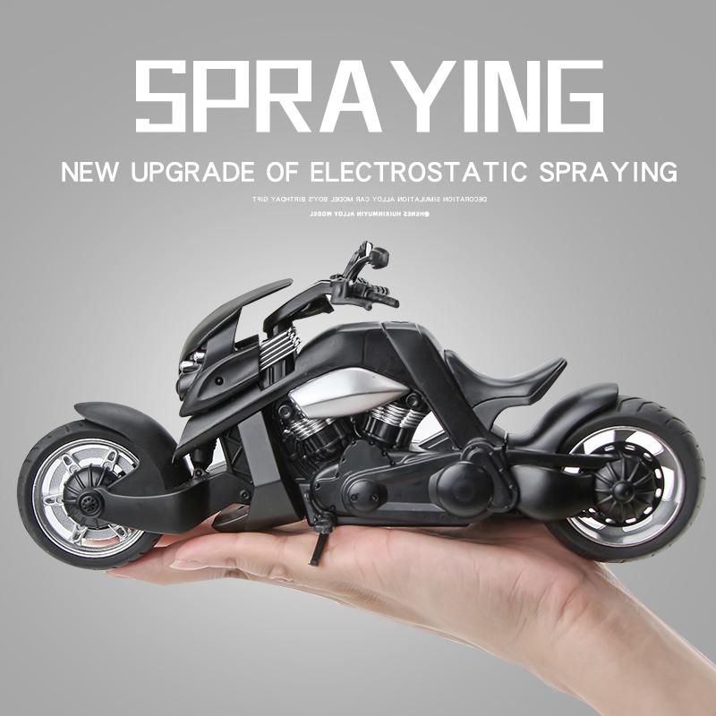 1:12 Scale Tyrannosaurus Rex V-REX Alloy Racing Motorcycles Model, with Simulation Street Motorcycle Model Collection