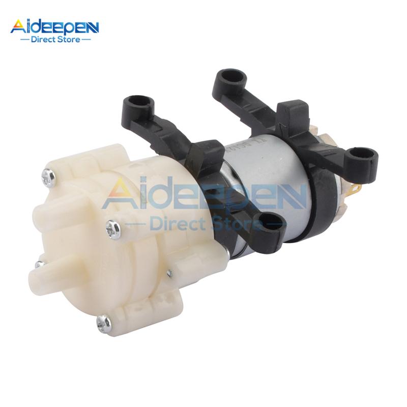 DC 12V R385 Priming Diaphragm Mini Pump Spray Motor Micro Pumps For Water Dispenser 90mm x 40mm x 35mm Max Suction 2m
