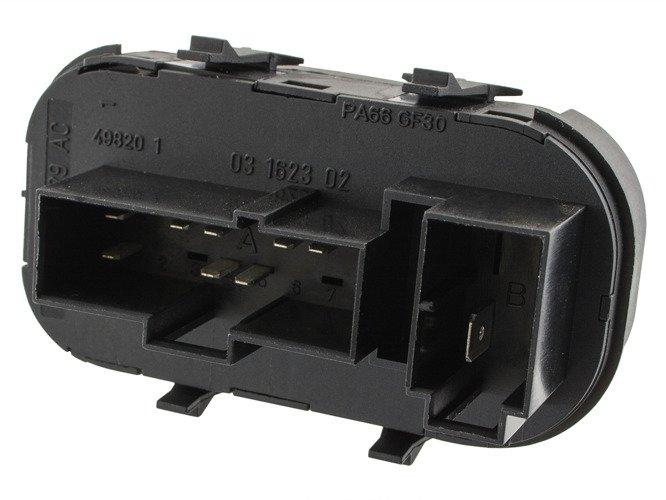 Ford Focus I 98-07 Electric Window Switch Panel, 2 Buttons, Left