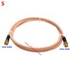 RG142 Coax Cable Double Shielded Crimp for UHF PL259 N Type TNC BNC Male Female Connector Extension Fast Delivery Brass Copper