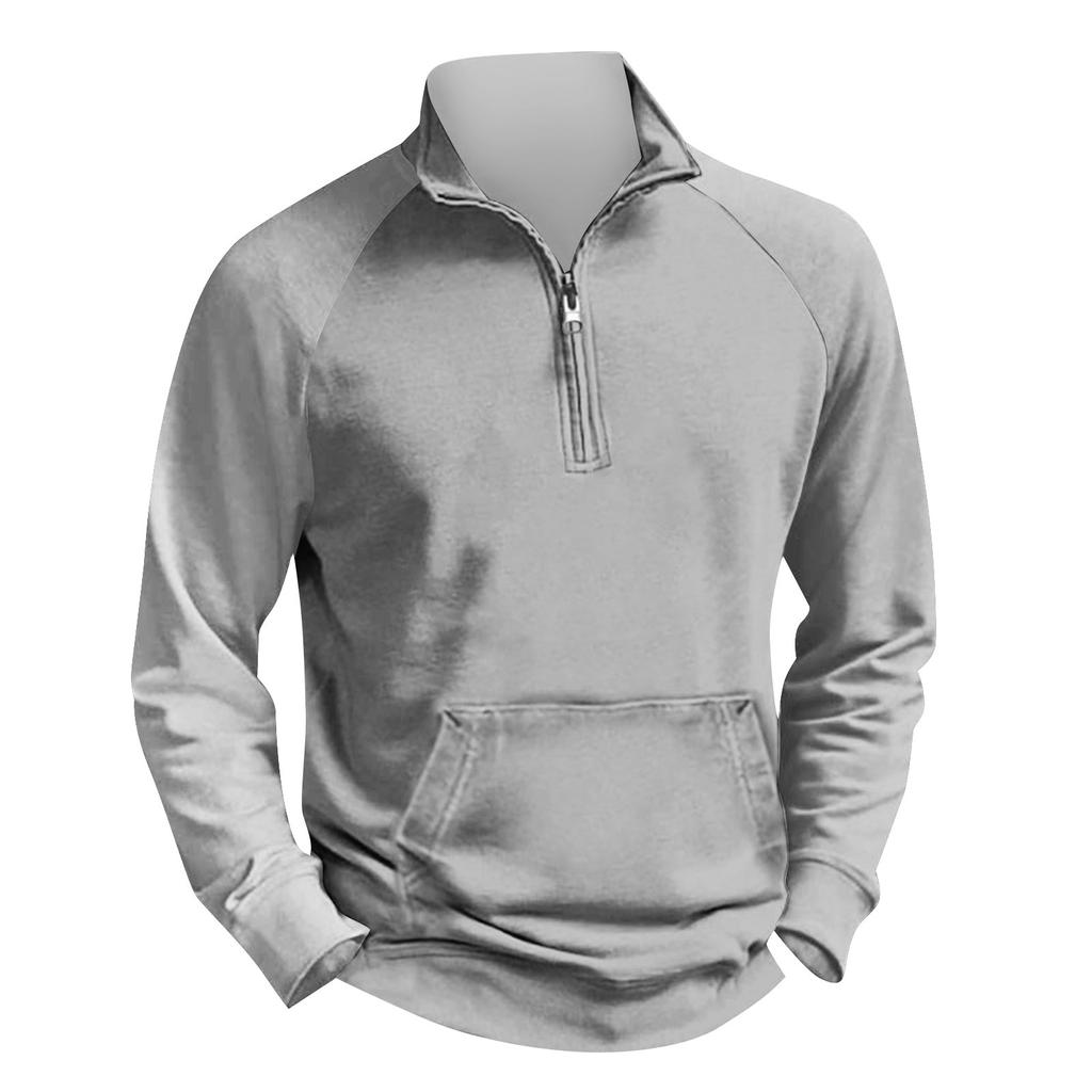 Мужская уличная винтажная модная спортивная футболка с v-образным вырезом и длинным рукавом