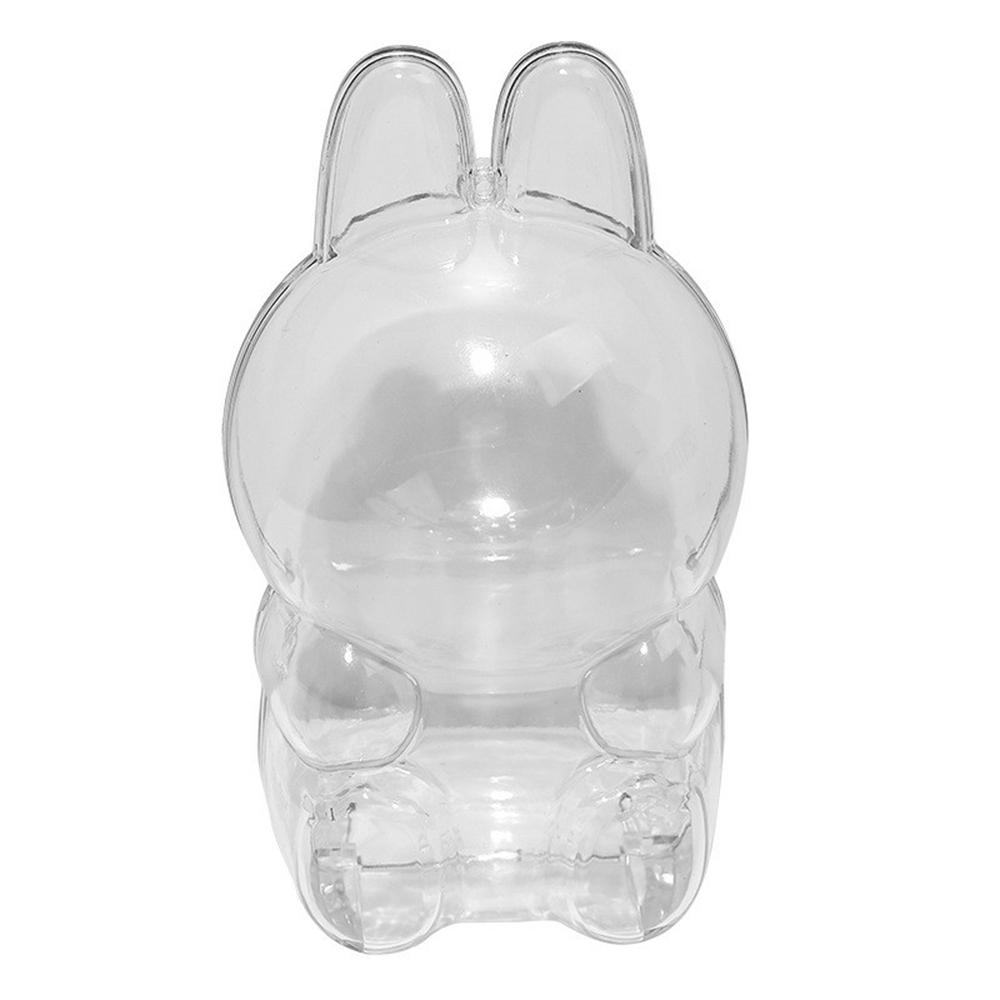 Dustproof Case for LABUBU Doll Clear Plastic Protective Cover Backpack Pendant Hanging Box