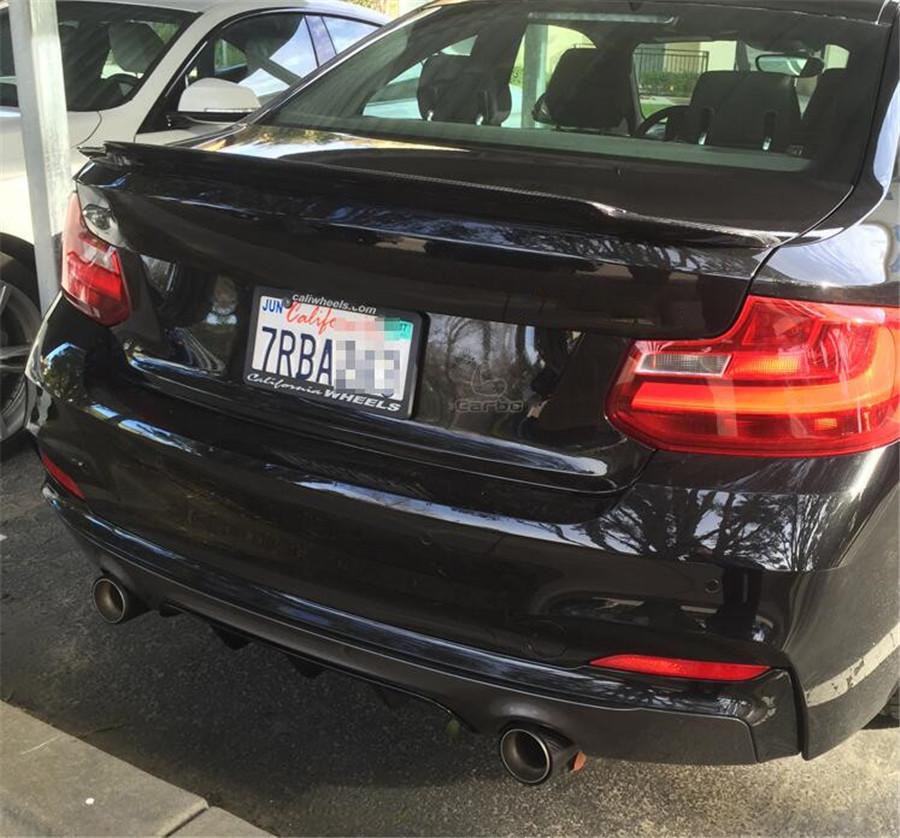 2,5-дюймовая матовая насадка на выхлоп из настоящего углеродного волокна для выхлопной трубы M2 F87 M3 F80 M4 F82 F83 M5 F10 M6 F12 F13 X5M X6M