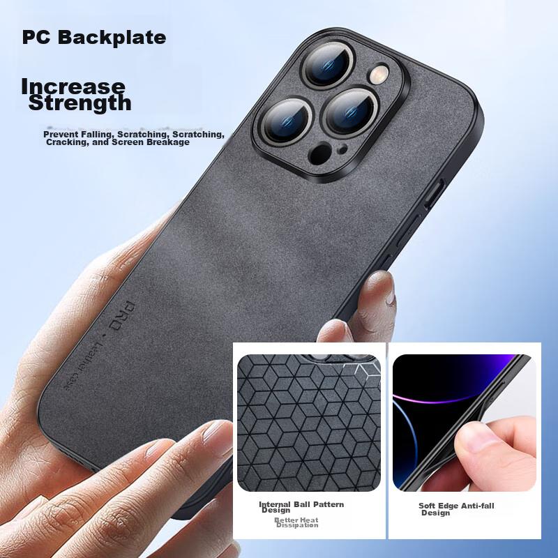 IPhone 13 Pro Case, Apple 13 Pro Protective Cover, Shockproof, Full Lens Protection, Simple Luxury Silicone for Women And Men, Black