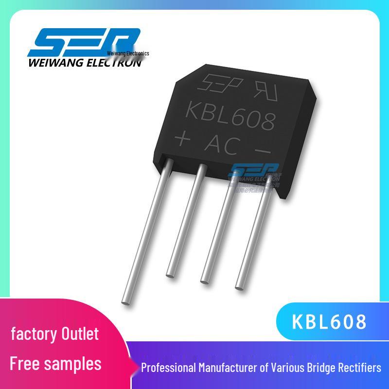 SEP KBL608 Bridge Rectifier - 6A 800V Silicon KBL Package