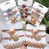 3 шт./лот, жемчужные бусины, эластичные резинки для волос с кристаллами, резинки для волос для девочек, держатель для хвоста, резиновые веревки для волос, женские аксессуары для волос