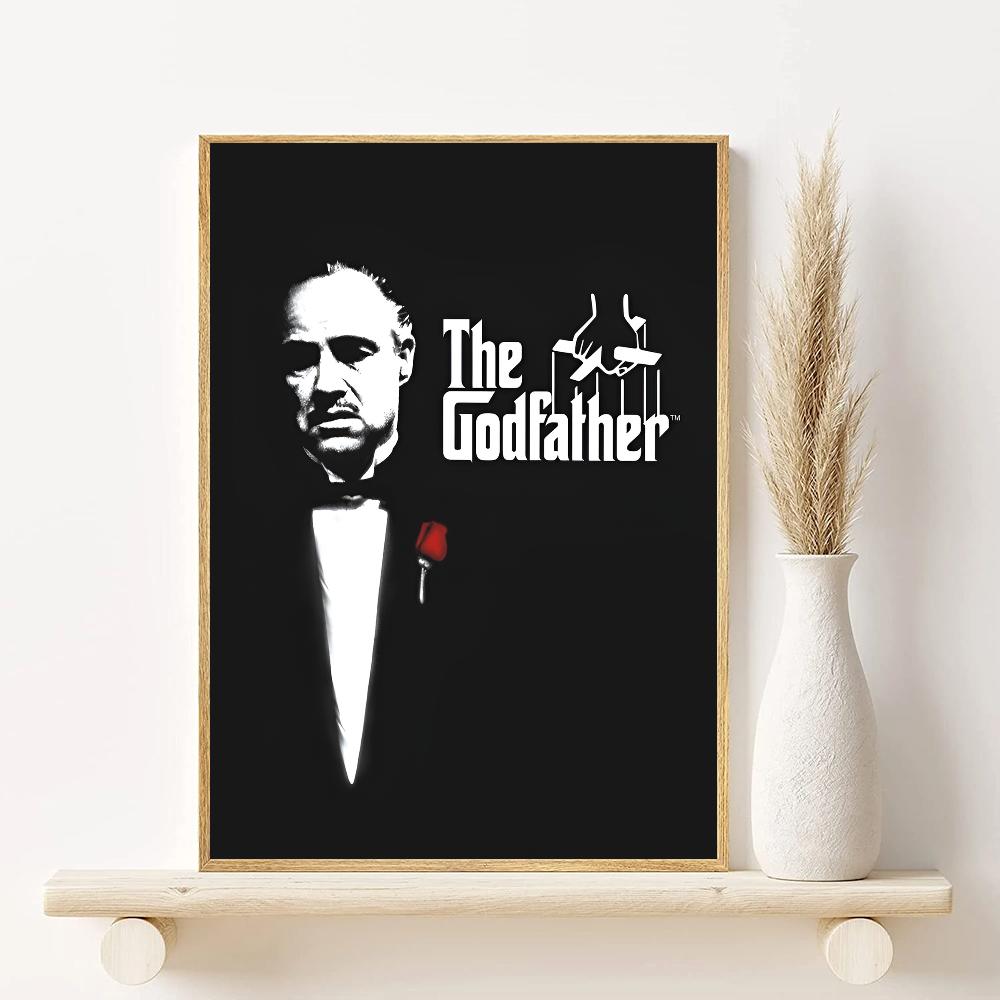 Классические киногангстеры Крестный отец Постер HD арт холст живопись дом гостиная спальня бар эстетическое украшение