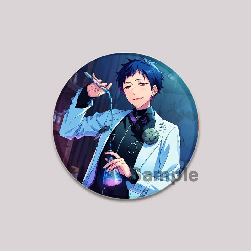 32/44/58 мм ансамбль звезд лацкан значок круглая аниме брошь Юдзуру Фусими значок для рюкзака одежда эмалированная булавка мультфильм косплей подарок аксессуар