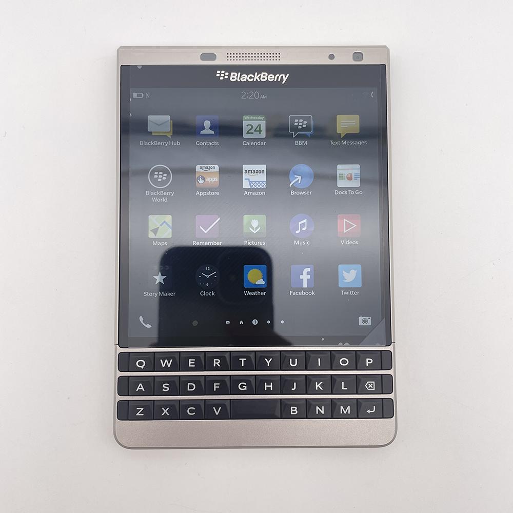 95% новый Восстановленный Blackberry Passport (-4) Q30 Passport Sliver Edition, СЕТЬ 4G, 3 ГБ ОЗУ, 32 ГБ ПЗУ, 13 МП, 4,5 дюйма, мобильный телефон, сотовый телефон