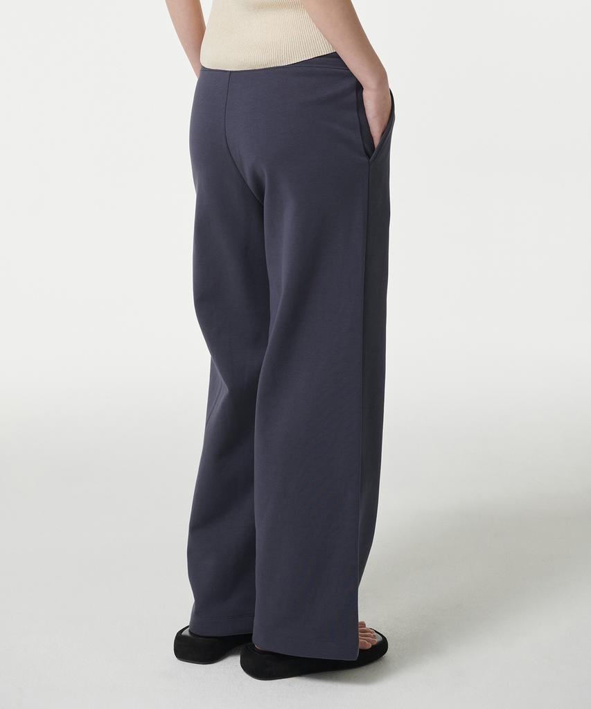MUSINSA STANDARD WOMAN Женские широкие спортивные брюки из махровой ткани [Сине-серый]