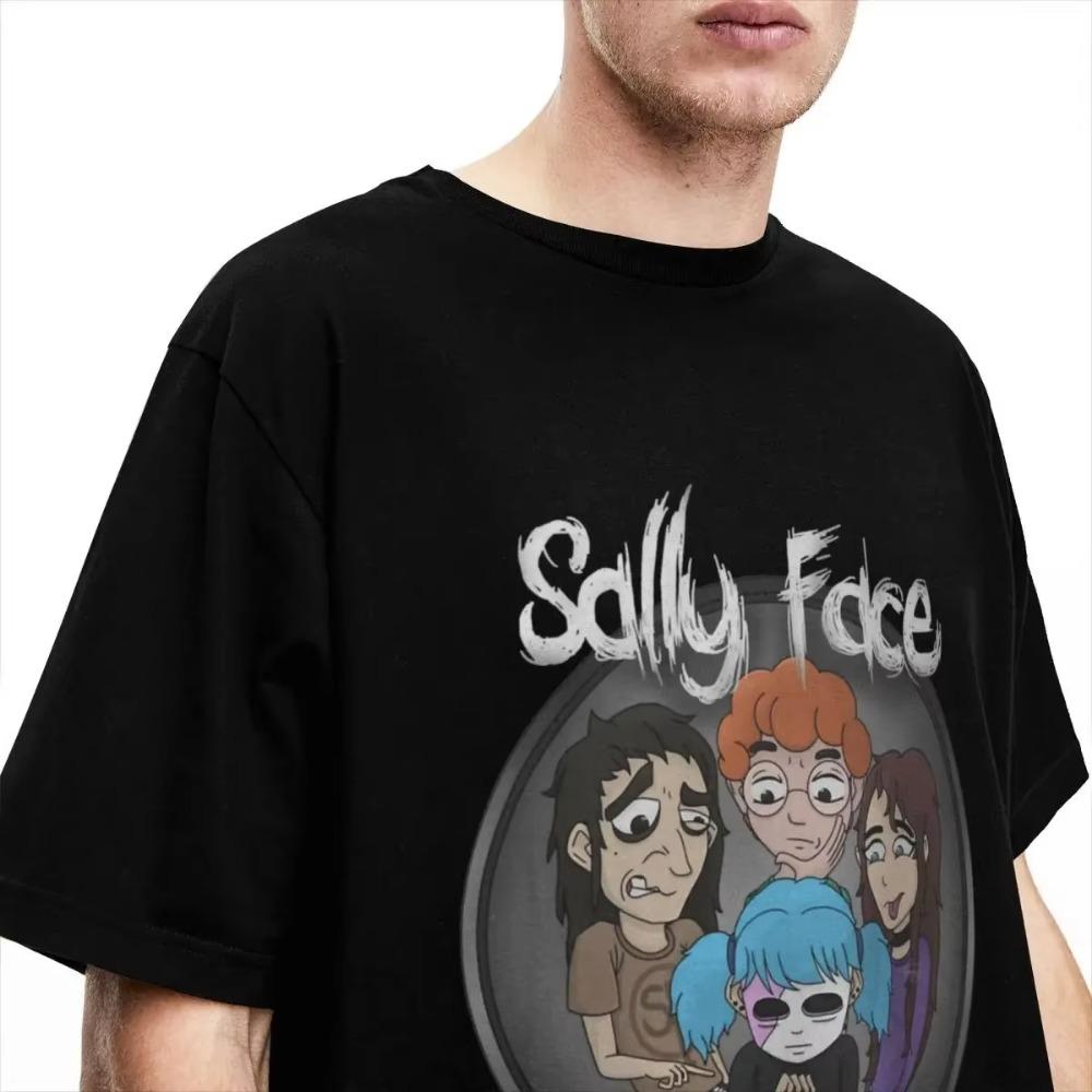 Men Women Sallyface Sal Fisher T-Shirt Apparel Hipster Sally Face T Shirts Tee Clothing Classic
