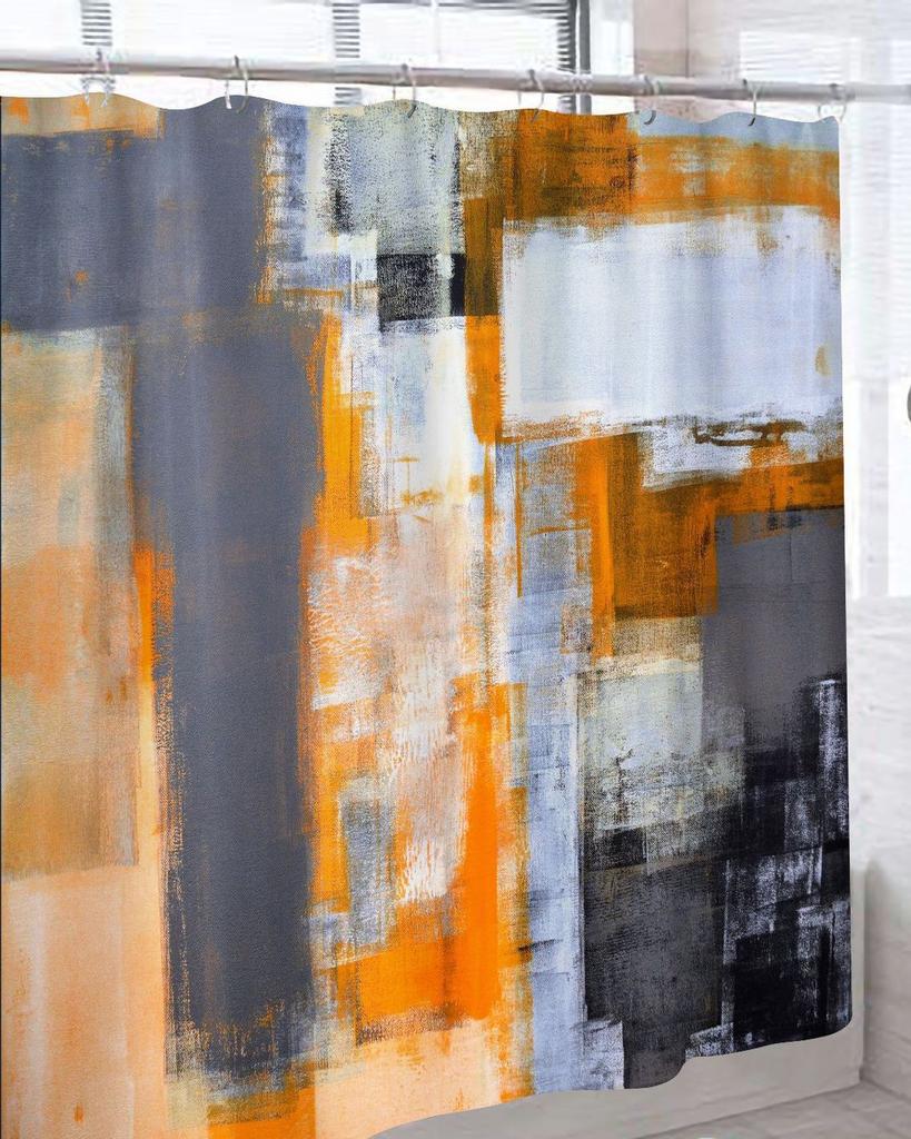 Комплект занавесок для душа с рисунком граффити, напечатанная занавеска для душа, занавеска для ванной комнаты, перегородка для душа