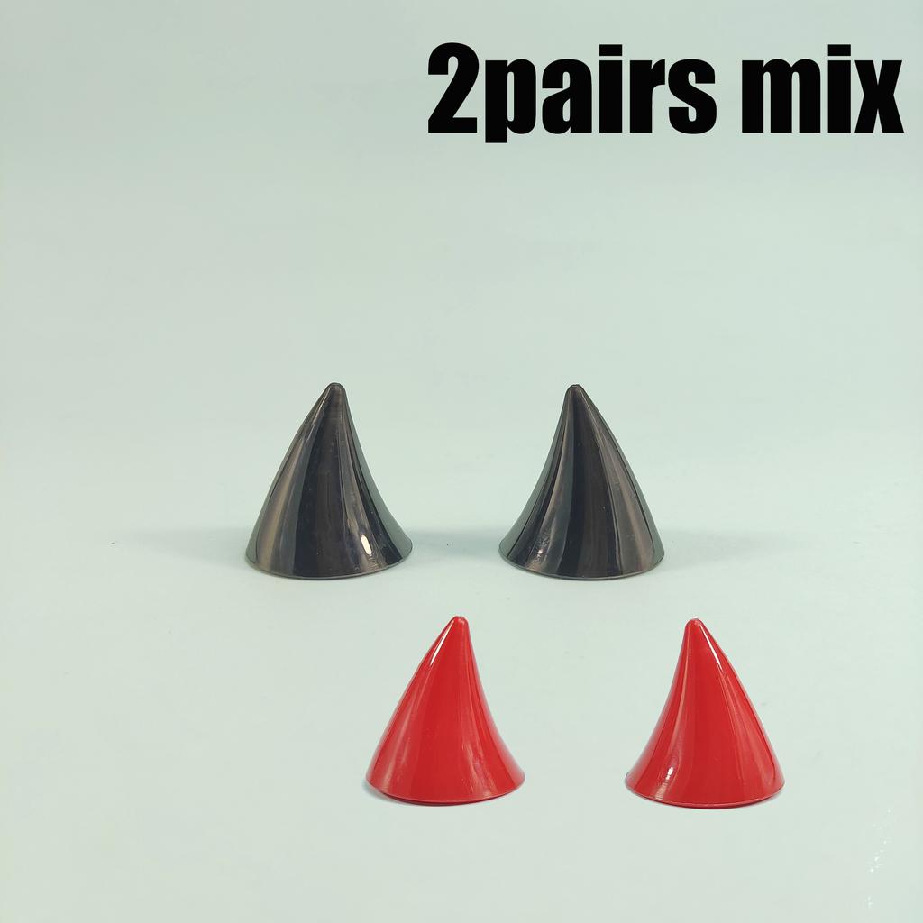 20 пар шлемов для электровелосипедов с присосками, мужские и женские модели, с украшениями в виде рогов дьявола