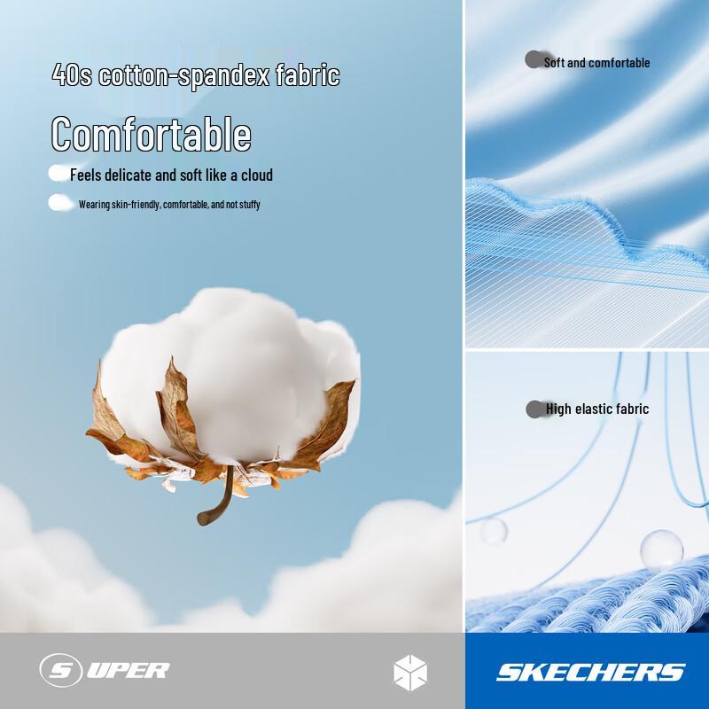 Skechers Мужские антибактериальные хлопковые трусы-боксеры, 3 шт.