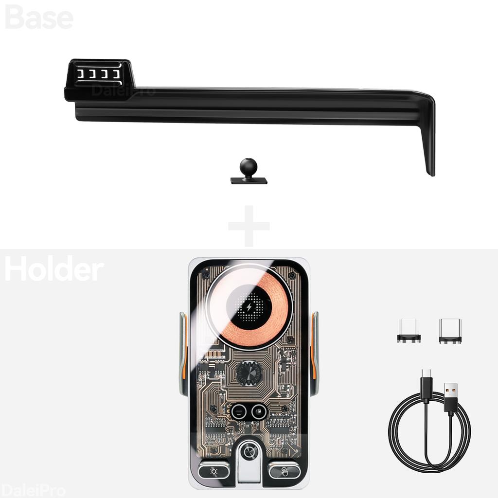 For KIA EV5 2024 2025 2026 Car Phone Holder Screen Fixed Clip Wireless Charger Custom-fit Phone Screen Base Accessories