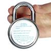 НОВЫЙ Высокозащищенный Замок Dia Lock Круглый Безключевой Замок из Нержавеющей Стали Водонепроницаемый Поворотный Замок Замок Прочный Высококачественный Замок