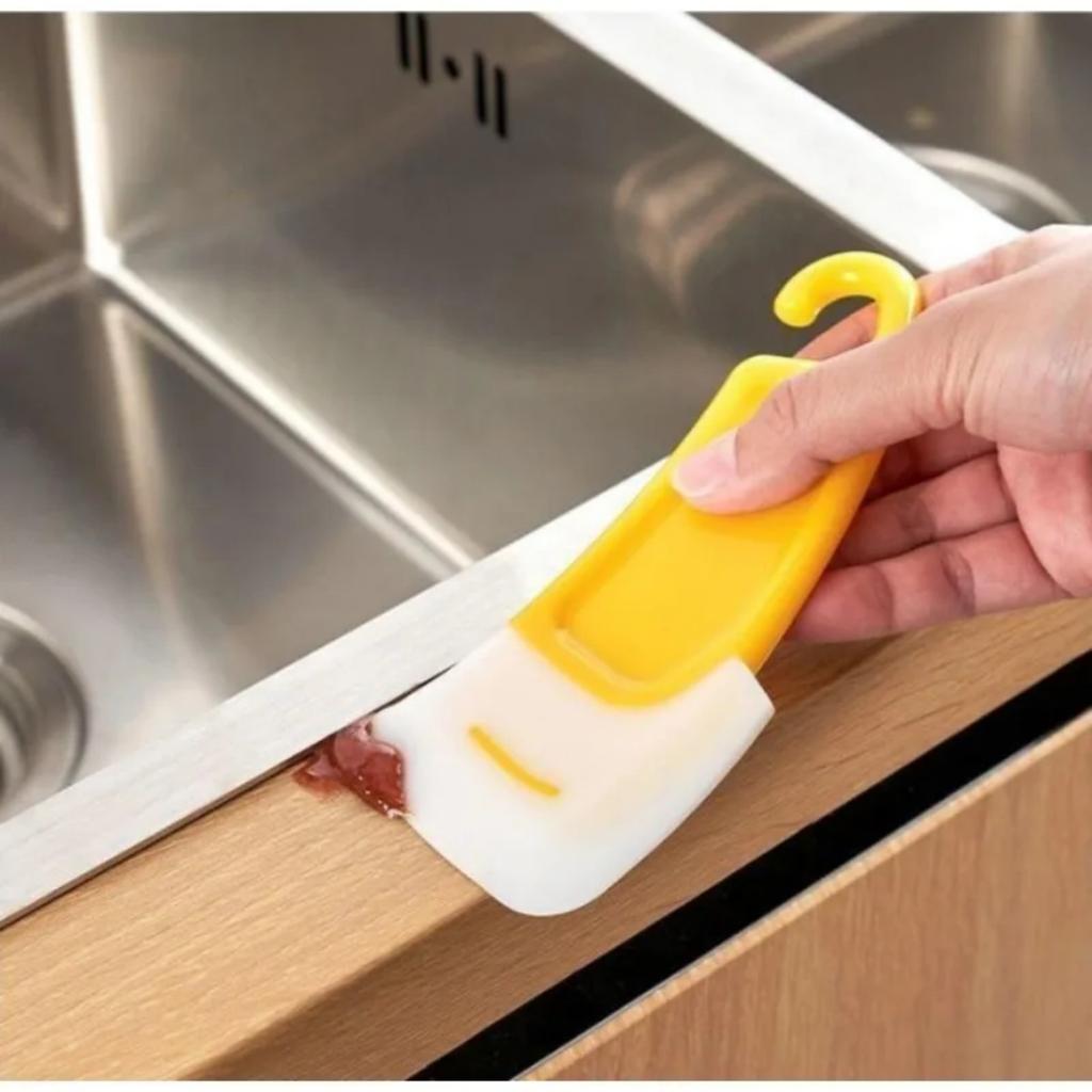 Скребок для посуды Скребок для чистки столовых приборов Антипригарный смазочный резиновый очиститель Кухонные принадлежности