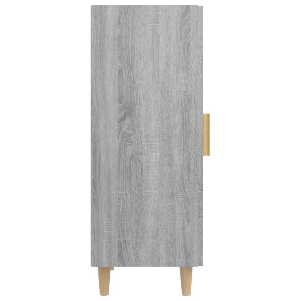 Sideboard Gray Sonoma 34.5 x 34 x 90 cm Engineered Wood