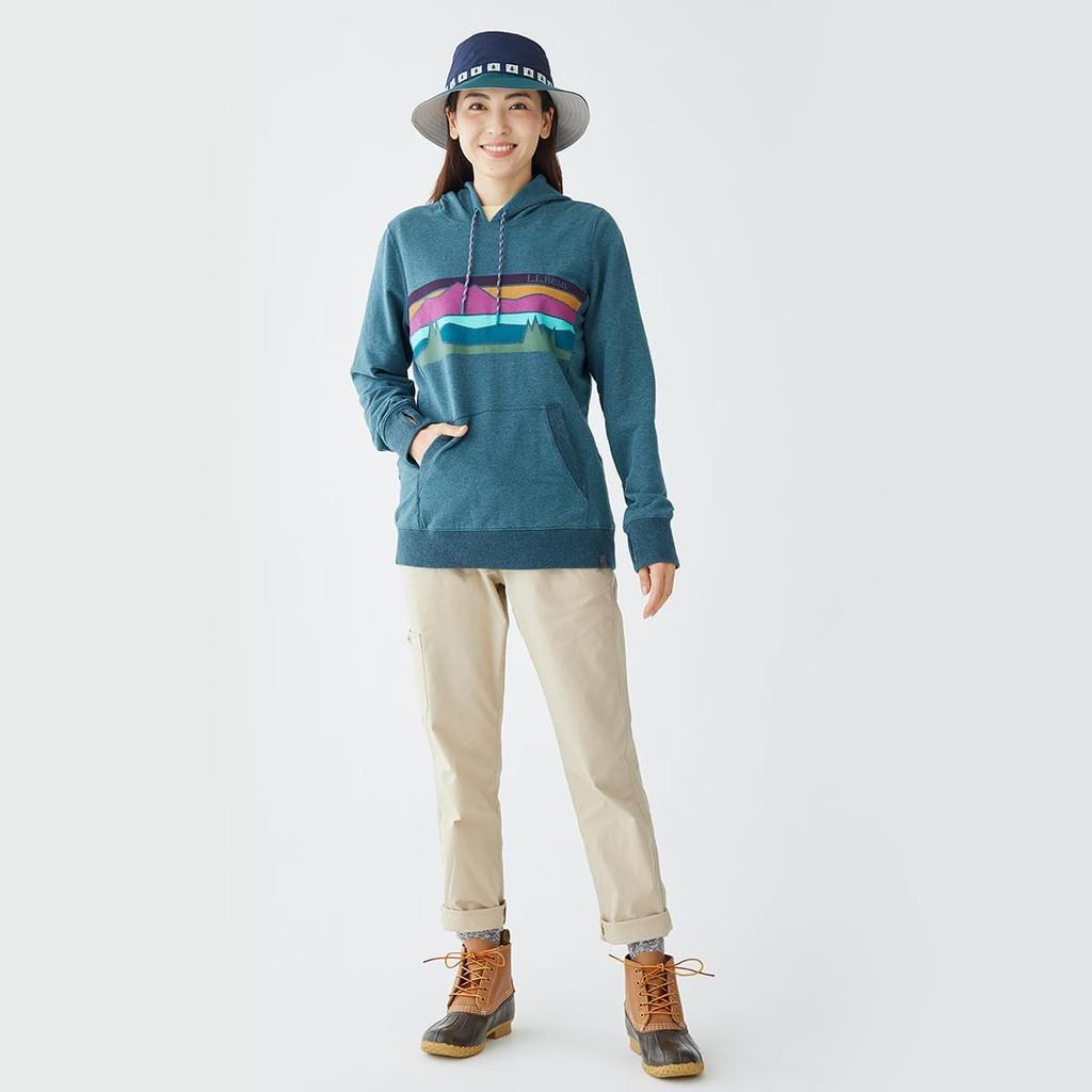 Брюки LL Bean Stretch Ripstop посадки Japan L Угольно-темно-синий 1000037979 Женские на резинке