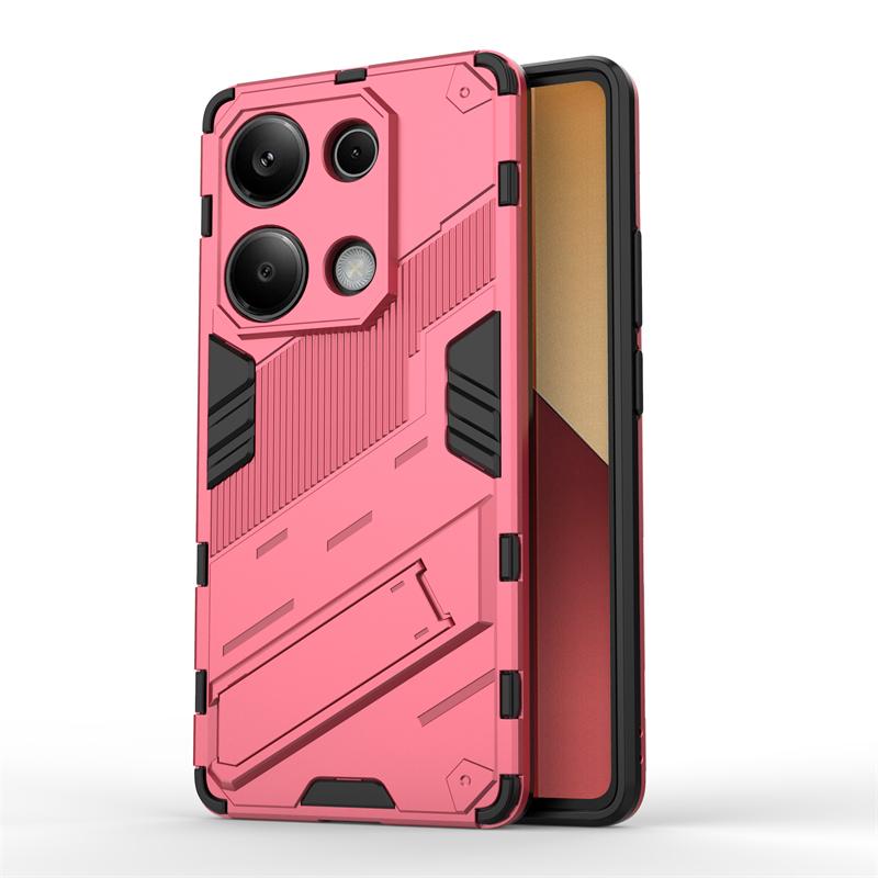 Holder Case For Poco M6 Pro Cover Xiaomi Poco M6 Pro 4G Capas New Armor Phone Bumper Back Kickstand Shockproof Cover Poco M6 Pro