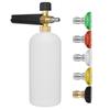 Pressure Washer Bottle 1L Car Wash Snow Foam Cannon For Pressure Washers Adjustable Foam Sprayer With 1/4 Quick Connector For