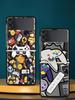 Game Controller Graphic Hard PC Phone Case For Samsung Galaxy Z Flip 7 6 5 4 Black Cover For Galaxy Z Flip 3 Foldable Fundas Bag