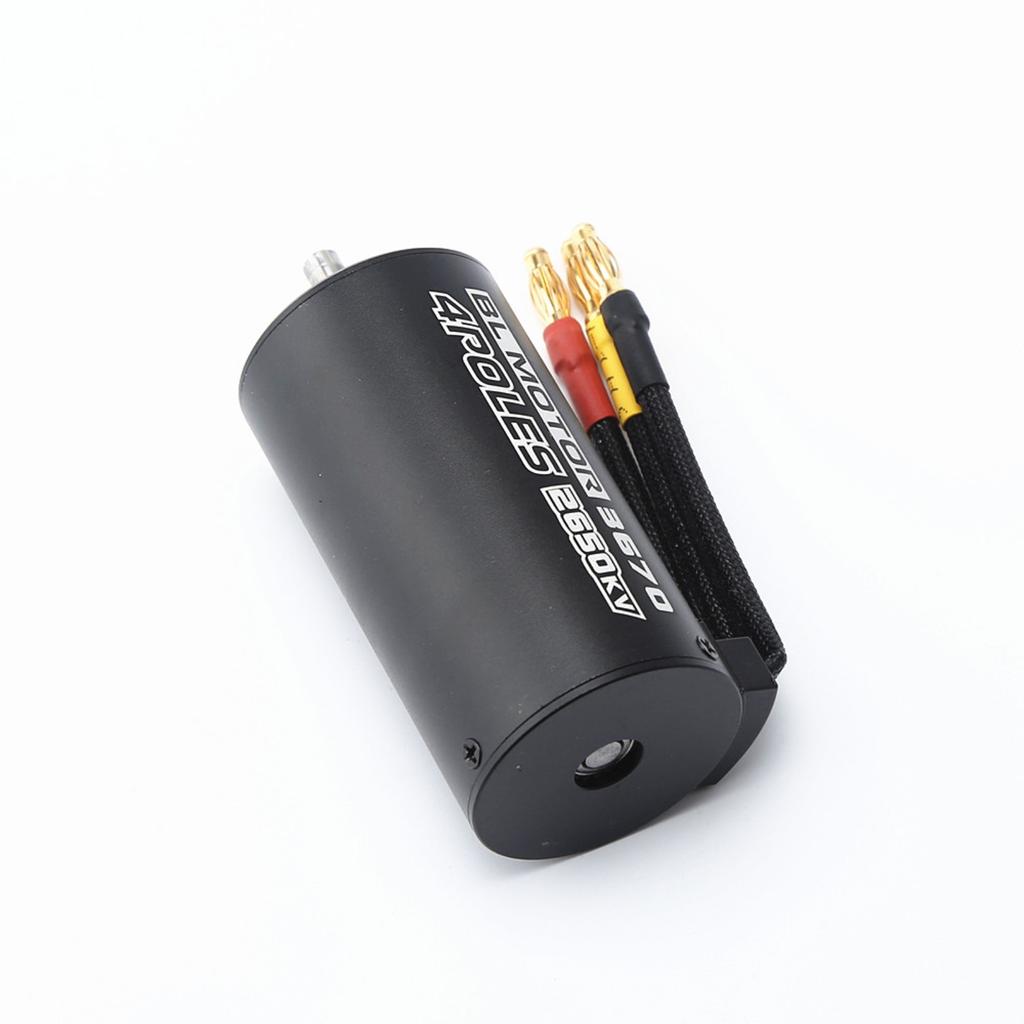 Водонепроницаемый бесщеточный двигатель 3670 2650KV, бесщеточный ESC 120A с радиатором, комбинированный комплект охлаждающего вентилятора для