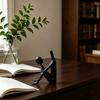 3D-печатная статуэтка читающего человека, абстрактная скульптура с головой-книгой, креативный декор для стола, держатель для телефона для дома и офиса, подарок