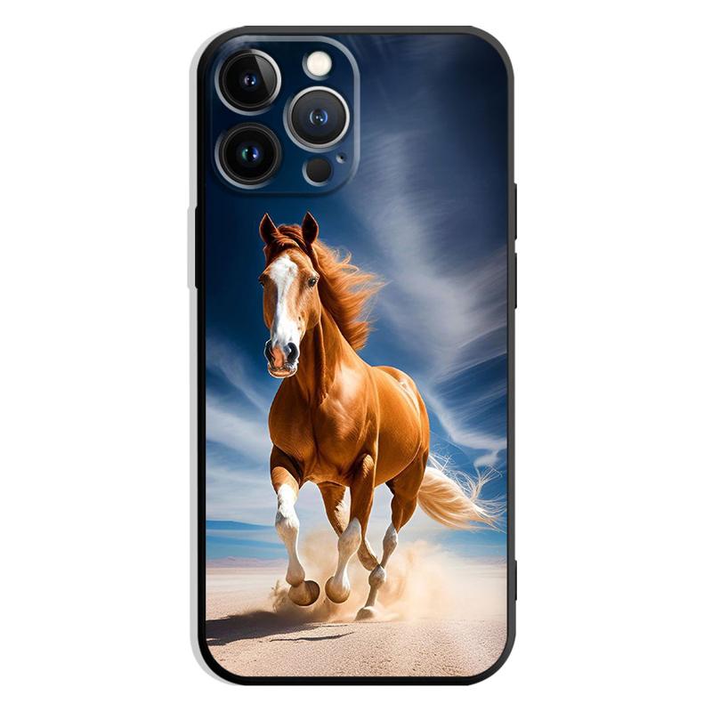 Чехол для телефона с лошадью для iPhone Samsung Galaxy Redmi Xiaomi Oppo OnePlus Note SA 7 8 9 10 11 12 13 14 20 21 22 23 53 54 Pro Max Plus Ultra TPU Soft