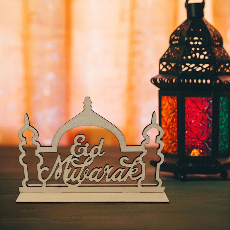 Модные унисекс деревянные креативные буквы декор стола праздничные принадлежности своими руками ИД Мурбарк поделки домашний декор Рамадан Карим