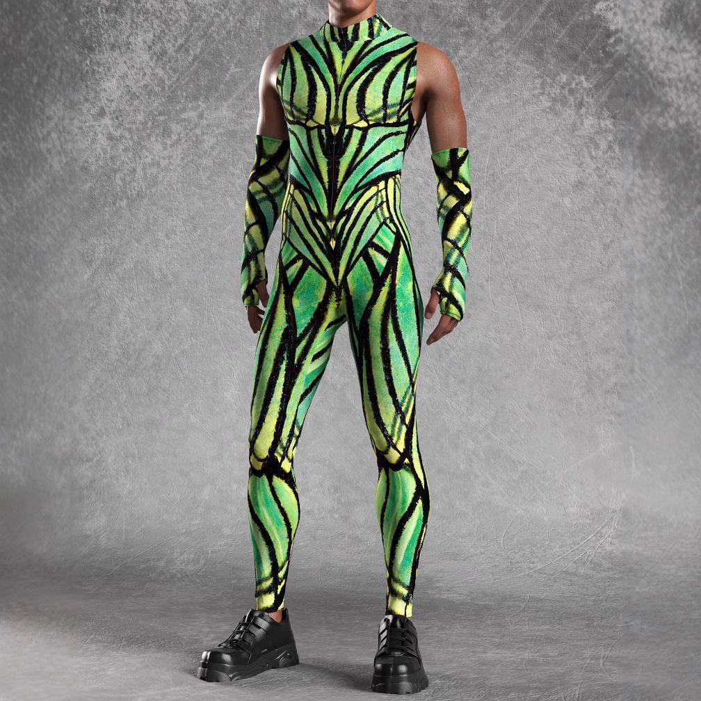 Унисекс Киберпанк 3D цифровая печать Хэллоуин вечеринка ролевая игра наряд для женщин мужчин косплей костюм карнавальный комбинезон
