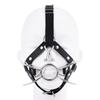Bdsm Sex Muzzle Nose Hook Oral Fixation Fetish Spider O Ring Gag Ball With Nose Clip Leather Head Bondage Harnes Strap Sex Toy