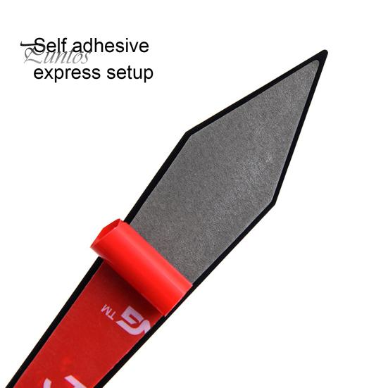 4 шт. Полезная самоклеящаяся полоска для защиты от столкновений на двери автомобиля, защитная накладка на бампер, безопасная парковка, 3D-наклейка, аксессуары для автомобиля