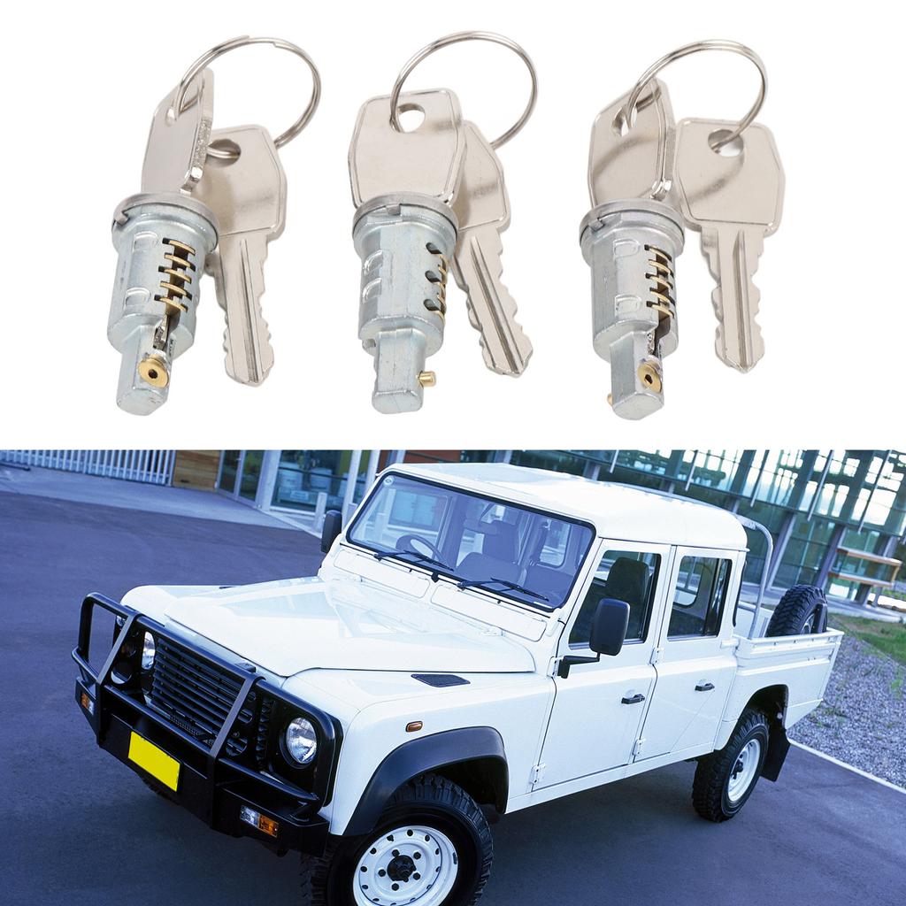 Комплект личинок замка двери MTC6504 металлический прочный комплект личинок замка передней двери с ключами для Defende