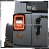 Smoked Style LED Taillight Assembly for Wrangler: Modified Rearview & Turn Signal Light