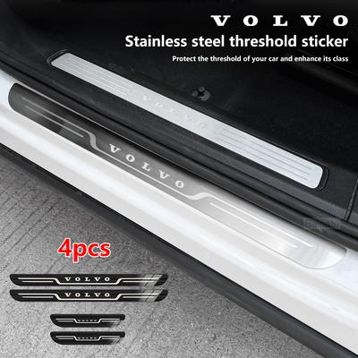 Накладки на пороги из нержавеющей стали для XC40 XC60 XC70 XC90 V40 V50 V60 V70 V90 C30 S60 S80 S90 EX90 Автоаксессуары