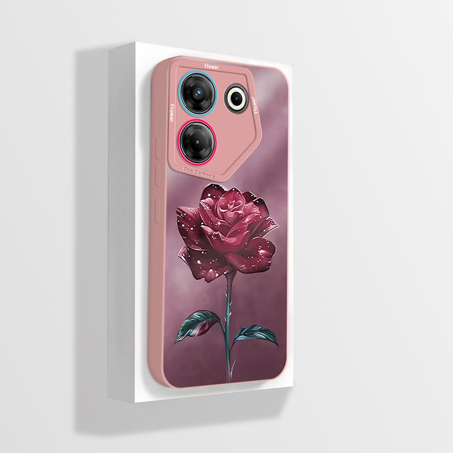 Для Tecno Camon 20 4G 20 Pro 4G 5G Чехол Художественный Рисунок Мягкий Силиконовый Чехол Защитный Coque Для Camon20 20Pro Funda