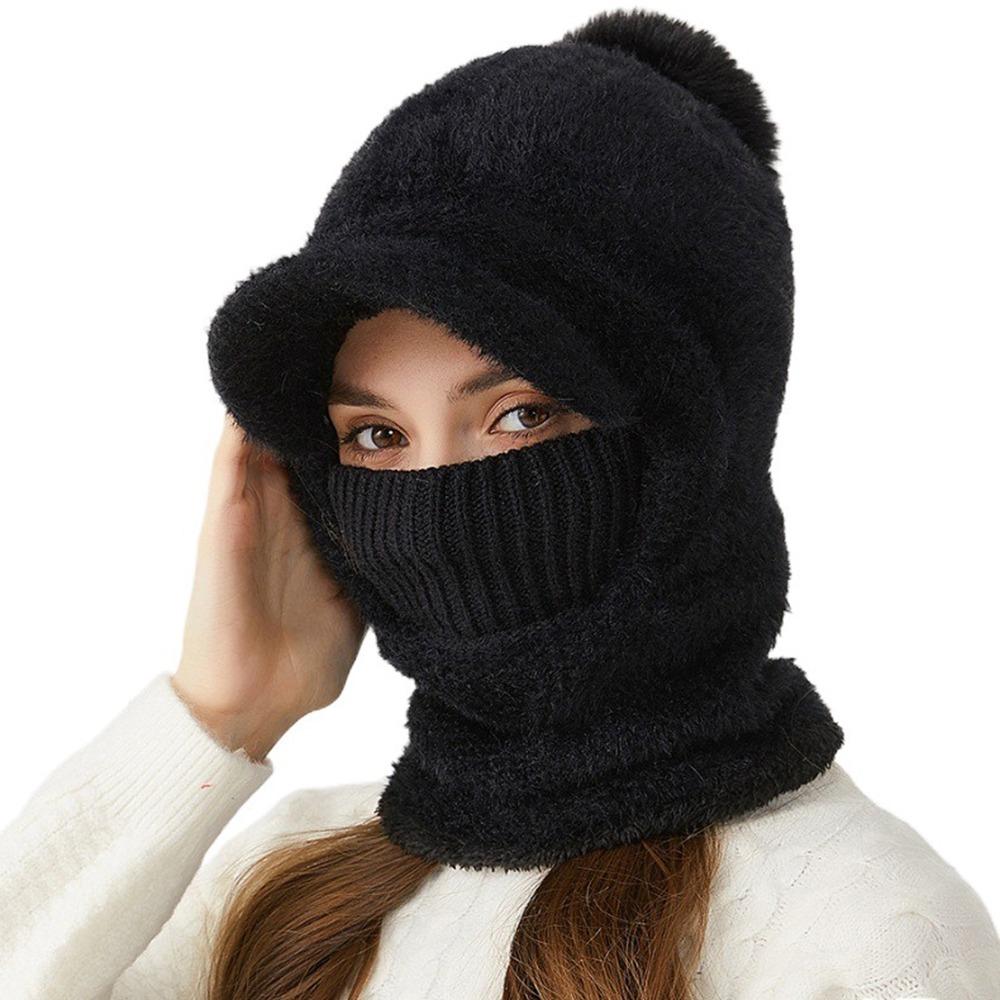 Волокна Шапки Шарф Комплект Защита Ушей Шея Шарф Кепка Новая Защита Ушей Шапка Осень Зима