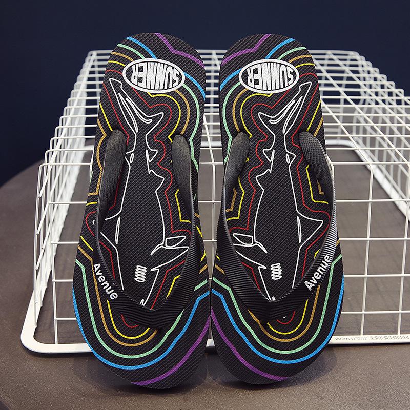 Модные мужские летние шлепанцы пляжные сандалии нескользящие повседневные туфли на плоской подошве тапочки Zapatos Chanclas De Hombre Chaussure Homme