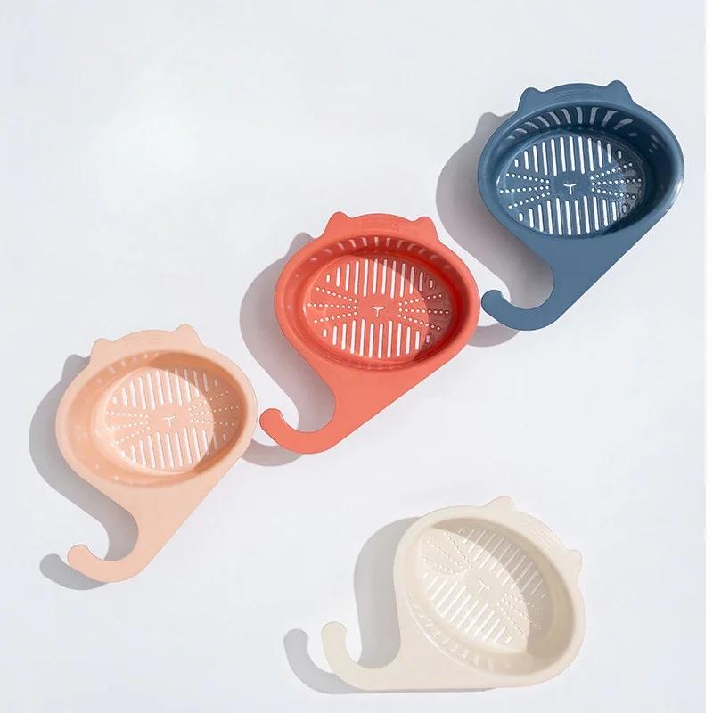 Фильтр для слива кухонной раковины, корзина для остатков мусора, фильтр в форме лебедя, подвесная сушилка для мытья овощей, треугольная стойка для хранения