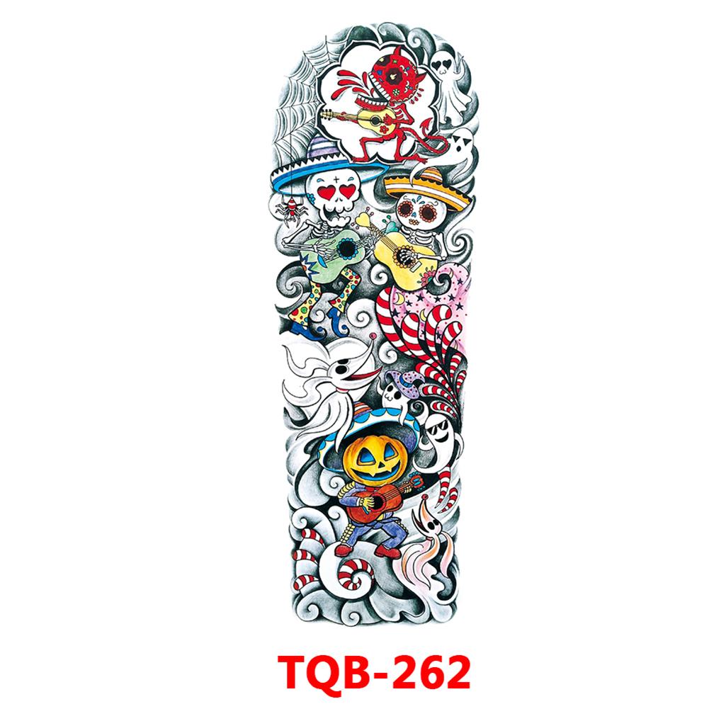 Татуировка с большим рукавом, розой, часами, глазом, водостойкая временная татуировка, наклейка, Лев, Король волков, боди-арт, полная поддельная татуировка для женщин и мужчин