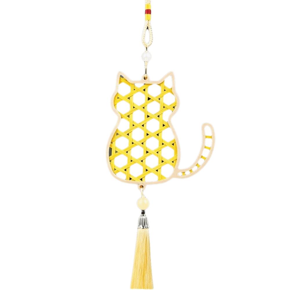 Zongzi Bamboo Pendant Material Kit Handmade Wind Chime Kit  Courtyard Decor