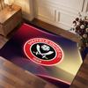 Футбольный принт Sheffield United, Ковер из хрустального бархата, Удобный, Впитывающий воду, Нескользящий, Ковер для пола в помещении