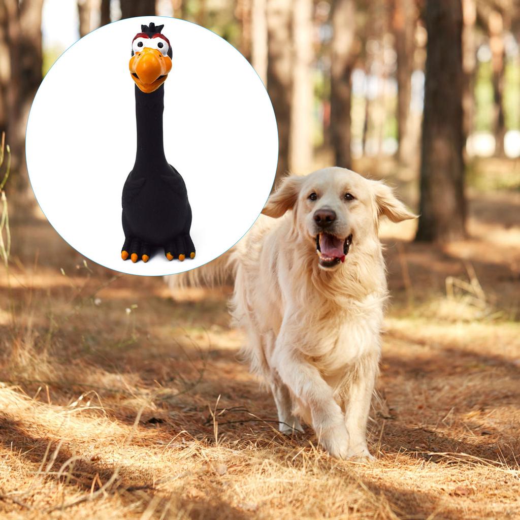 Screaming Chicken Dog Chew Toy Durable Latex Decompression Tool Gadgets Suitable for Friends Family Pets