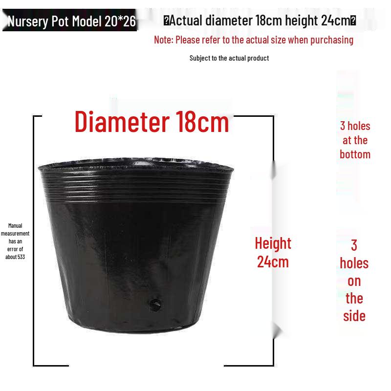 Disposable Plastic Seedling Pots for Gardening and Planting